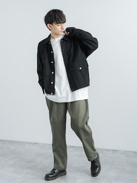 「Audience（オーディエンス）のアイテム」を使った、Rocky Monroeさん（メンズ・176cm）の冬コーディネート
