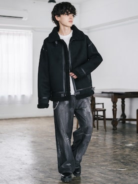 「クリスマス」｜「アイテム（ジャケット/アウター）」を使った、Rocky Monroeさん（メンズ・173cm）の冬コーディネート