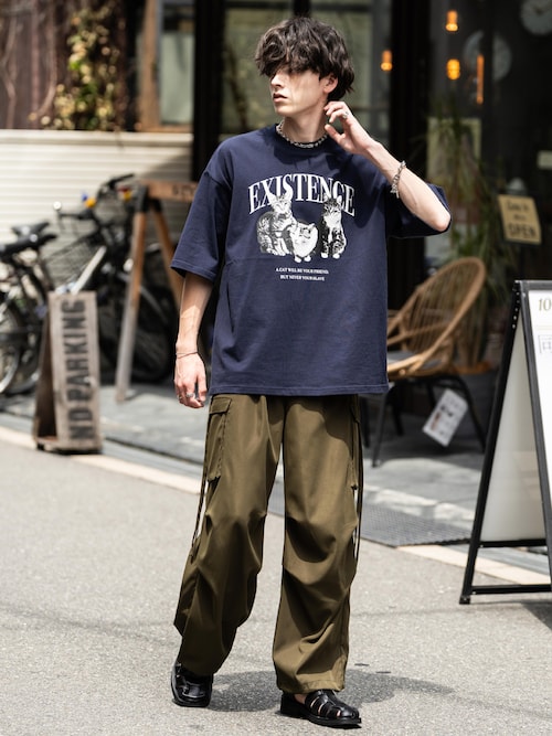 パラシュートワイドカーゴパンツ