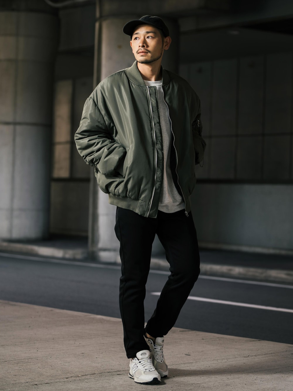 JOURNAL STANDARD MA-1 ドロップショルダーオーバーサイズ Rocky Monroe（ロッキーモンロー）の「オーバーサイズ MA-1