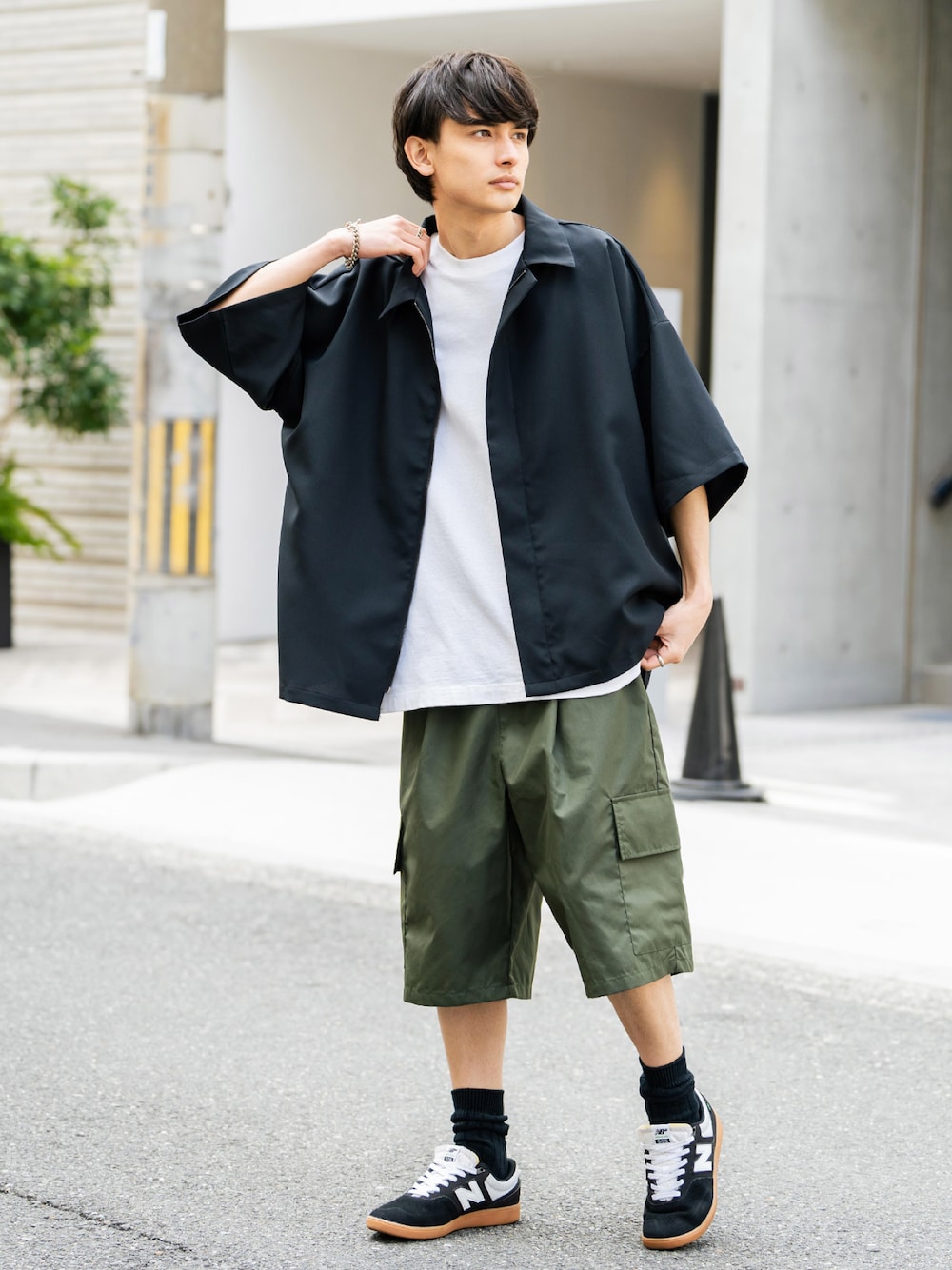 XLARGE ナイロン カーゴ ショートパンツ コーデしやすいデザイン EPIC（ファッション） カーゴパンツ ワッシャーナイロンビッグ