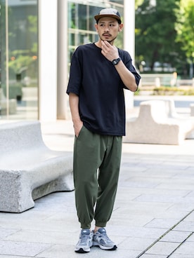 「Rocky Monroe（ロッキーモンロー）のアイテム」を使った、Rocky Monroeさん（メンズ・175cm）の夏コーディネート