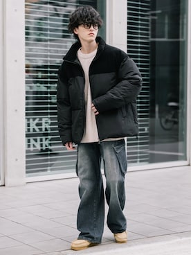 「クリスマス」｜「アイテム（ジャケット/アウター）」を使った、Rocky Monroeさん（メンズ・173cm）の冬コーディネート