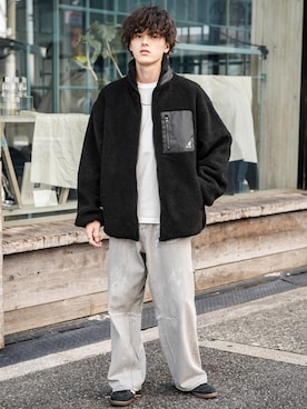 「クリスマス」｜「アイテム（ジャケット/アウター）」を使った、Rocky Monroeさん（メンズ・173cm）の冬コーディネート