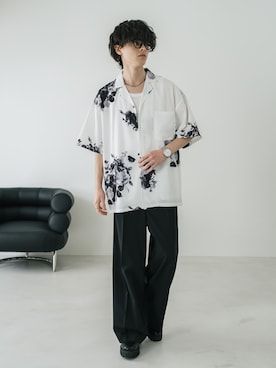 「Rocky Monroe（ロッキーモンロー）のアイテム」を使った、Rocky Monroeさん（メンズ・173cm）の春コーディネート