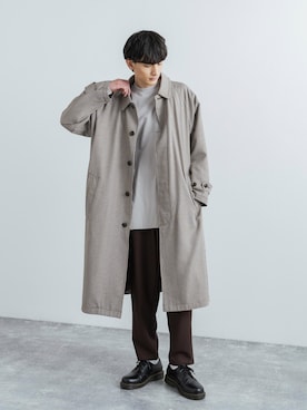 「Audience（オーディエンス）のアイテム」を使った、Rocky Monroeさん（メンズ・176cm）の春コーディネート