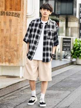Rocky Monroeさん（メンズ・176cm）の夏コーディネート