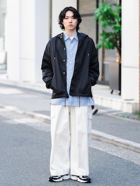 Rocky Monroeさん（メンズ・179cm）の春コーディネート