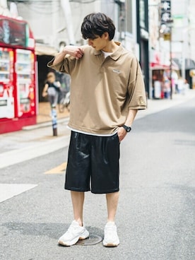 「Mark Gonzales（マーク・ゴンザレス）のアイテム」を使った、Rocky Monroeさん（メンズ・176cm）の夏コーディネート