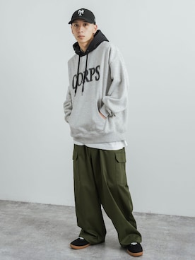 Rocky Monroeさん（メンズ・168cm）の冬コーディネート