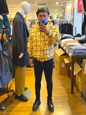 「WEGO（ウィゴー）のアイテム（キャスケット）」を使った、SHOTAさん（メンズ・170cm）の秋コーディネート