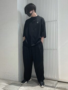「DANKE SCHON（ダンケシェーン）のアイテム（トップス）」を使った、ハヤカワカイさん（メンズ・173cm）の夏コーディネート