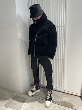 「DANKE SCHON（ダンケシェーン）のアイテム（ブルゾン）」を使った、ハヤカワカイさん（メンズ・173cm）の冬コーディネート