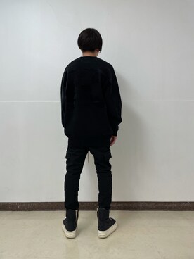 「DANKE SCHON（ダンケシェーン）のDankeSchon/ダンケシェーン/バイオウォッシュフラップパンツ（その他パンツ）」を使った、ハヤカワカイさん（メンズ・173cm）の秋コーディネート