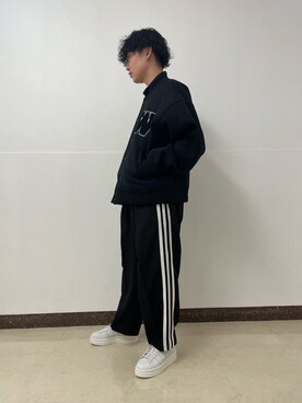 「DANKE SCHON（ダンケシェーン）のアイテム（ブルゾン）」を使った、ハヤカワカイさん（メンズ・173cm）の冬コーディネート