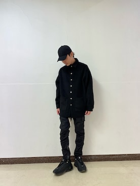 「DANKE SCHON（ダンケシェーン）のアイテム（トップス）」を使った、ハヤカワカイさん（メンズ・173cm）の秋コーディネート