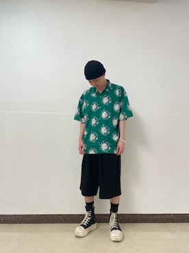 「ADD SEOUL（エーディーディーソウル）のアイテム」を使った、ハヤカワカイさん（メンズ・173cm）の春コーディネート