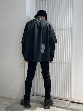 「DANKE SCHON（ダンケシェーン）のDankeSchon/ダンケシェーン/フォトチェーンシャツ（シャツ/ブラウス）」を使った、ハヤカワカイさん（メンズ・173cm）の冬コーディネート