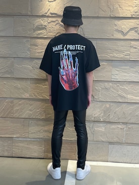 「CLUB PARK（クラブパーク）のアイテム」を使った、ハヤカワカイさん（メンズ・173cm）の秋コーディネート