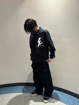 「Yohji Yamamoto（ヨウジヤマモト）のアイテム（ジャケット/アウター）」を使った、ハヤカワカイさん（メンズ・173cm）の秋コーディネート