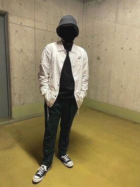 ナイロンジャケット ホワイト系 を使ったメンズ人気ファッションコーディネート Wear