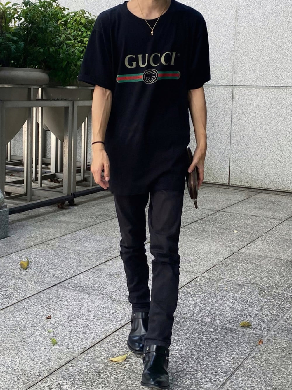 GUCCI ドット柄 Tシャツ ブラック 楽天市場】Gucci グッチ（柄ドット・水玉）（トップス｜メンズ