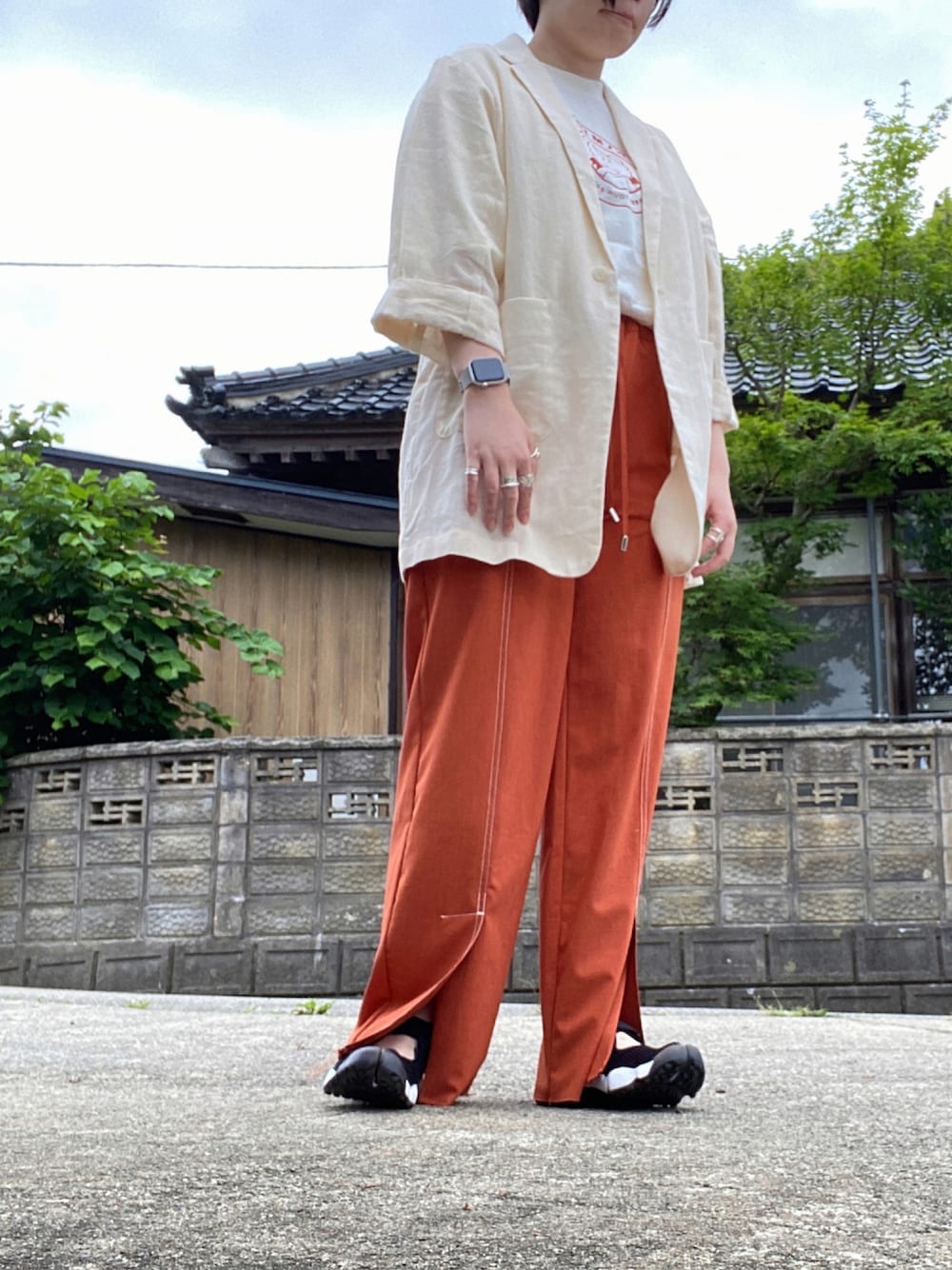 あいみょん着用 needles トラックパンツ19ss ベロアnarrow 19SS ベロア