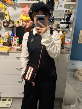 「HUNTER(ハンター)のアイテム」を使った、鄧小佩さん(レディース・154cm)の夏コーディネート
