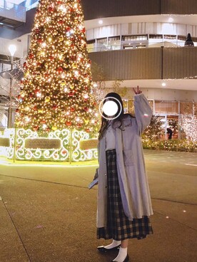 「merry jenny（メリージェニー）のアイテム（その他アウター）」を使った、ちぃさん（レディース・153cm）の秋コーディネート