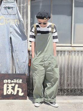 「CONVERSE（コンバース）のアイテム」を使った、ぽん。さん（レディース・158cm）の春コーディネート
