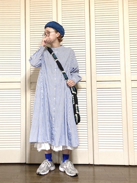 「アイテム（ワンピース/ドレス）」を使った、ぽん。さん（レディース・158cm・40代）の夏コーディネート