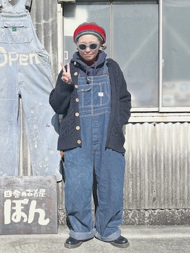 「BIG MAC（ビッグマック）のアイテム」を使った、ぽん。さん（レディース・158cm）の冬コーディネート