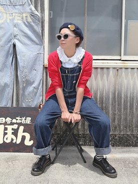 「SPINNS(スピンズ)のアイテム」を使った、ぽん。さん(レディース・158cm)の夏コーディネート