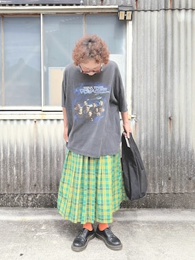 「アイテム（ドレスシューズ）」を使った、ぽん。さん（レディース・158cm）の秋コーディネート
