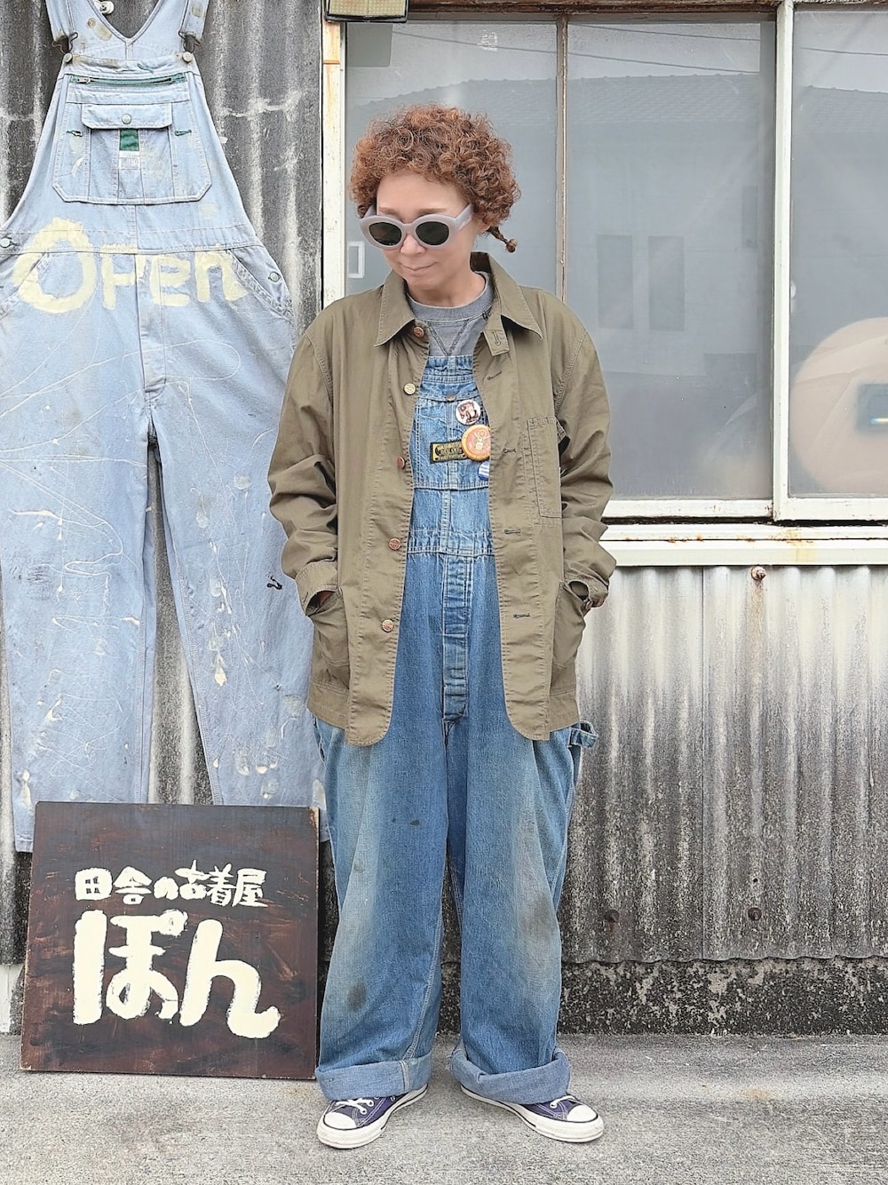 ROUND HOUSEのカバーオールを使った人気ファッションコーディネート - WEAR