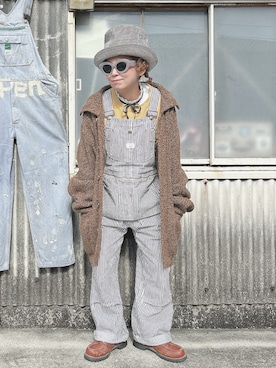 「gym master（ジムマスター）のアイテム」を使った、ぽん。さん（レディース・158cm）の冬コーディネート