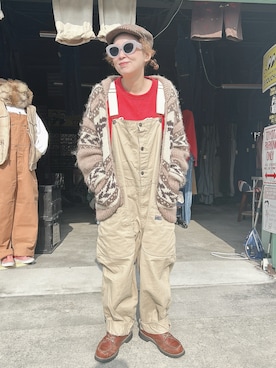 「RED WING（レッドウィング）のアイテム」を使った、ぽん。さん（レディース・158cm）の冬コーディネート