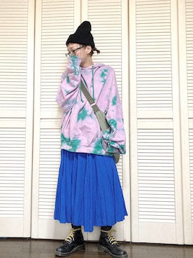 「antiqua（アンティカ）のアイテム」を使った、ぽん。さん（レディース・158cm・40代）の秋コーディネート
