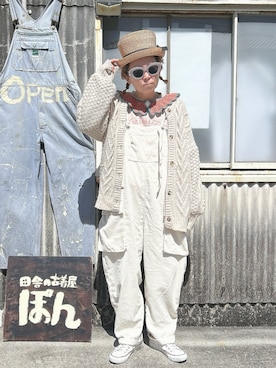 「antiqua（アンティカ）のアイテム」を使った、ぽん。さん（レディース・158cm）の春コーディネート