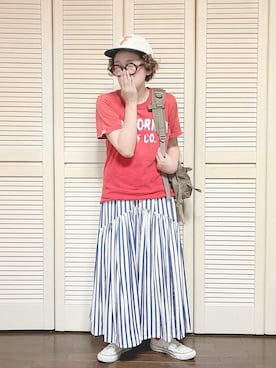ぽん。さん(レディース・158cm)の夏コーディネート