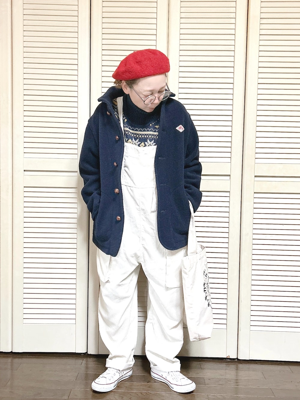 WudgeBoy（ワッジボーイ）の「nordic color turtle knit（ニット