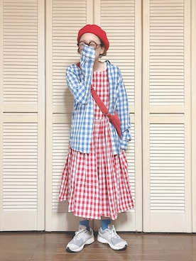 「ORCIVAL（オーシバル）のアイテム」を使った、ぽん。さん（レディース・158cm）の夏コーディネート