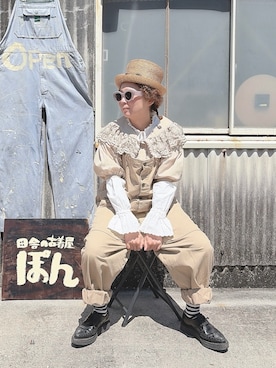 「Samansa Mos2（サマンサ モスモス）のアイテム」を使った、ぽん。さん（レディース・158cm）の春コーディネート