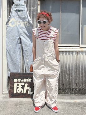 「RNA-N（アールエヌエーエヌ）のアイテム」を使った、ぽん。さん（レディース・158cm）の夏コーディネート