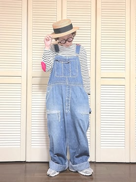 「BEAMS BOY（ビームスボーイ）のアイテム（トップス）」を使った、ぽん。さん（レディース・158cm）の春コーディネート