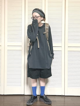 「アイテム（パンツ）」を使った、ぽん。さん（レディース・158cm・40代）の秋コーディネート
