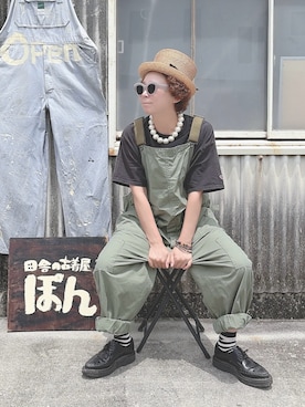 「ZUCCa（ズッカ）のアイテム」を使った、ぽん。さん（レディース・158cm）の夏コーディネート