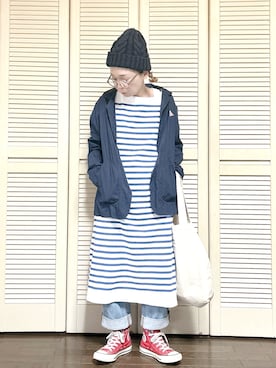 ぽん。さん（レディース・158cm・40代）の秋コーディネート