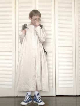 「アイテム（ワンピース/ドレス）」を使った、ぽん。さん（レディース・158cm・40代）の春コーディネート