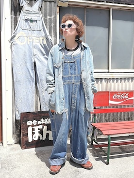 「Champion（チャンピオン）のアイテム（トップス）」を使った、ぽん。さん（レディース・158cm）の春コーディネート